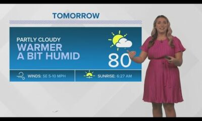 Saturday 6pm Weather Update: Nice Sunday, rain chances increase early next week