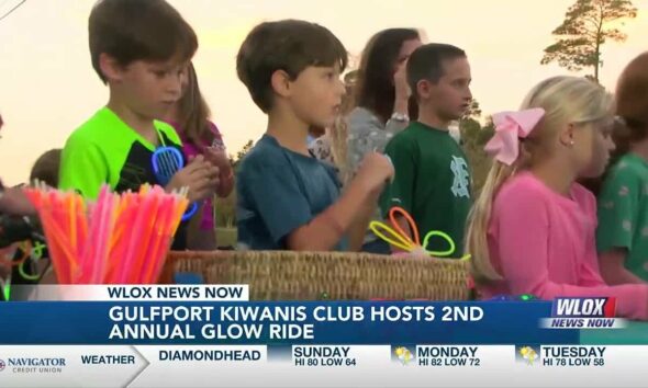 Gulfport Kiwanis Club hosts 2nd annual Glow Ride