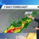 A strong cold front brings rain and storms Tuesday then a blast of cold air into Alabama. Wind ch...