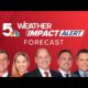 St. Louis Forecast: Rain and wind picks up Monday