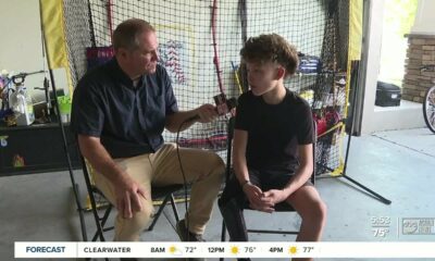 Young baseball player with prosthetic leg recognized nationally by Shriners Children's