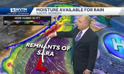 Tracking the Tropics: Remnants of Tropical Storm Sara bring rain to Alabama and then the forecast...