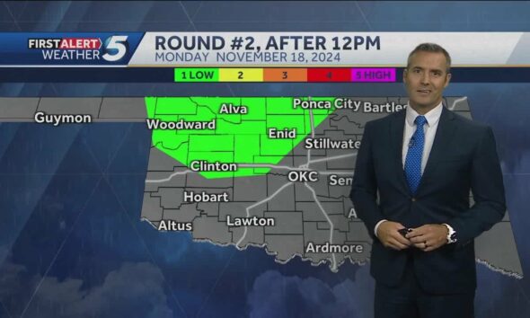 Monday, Nov. 18, 2024 TIMELINE: More storms possible for some