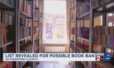 List revealed for possible book ban in Rutherford County Schools