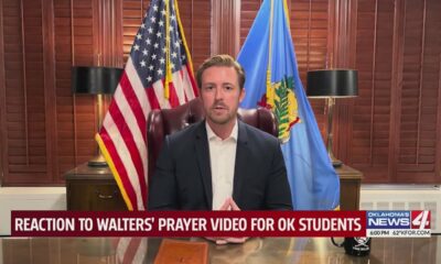 Reaction to Walters' prayer video for OK students