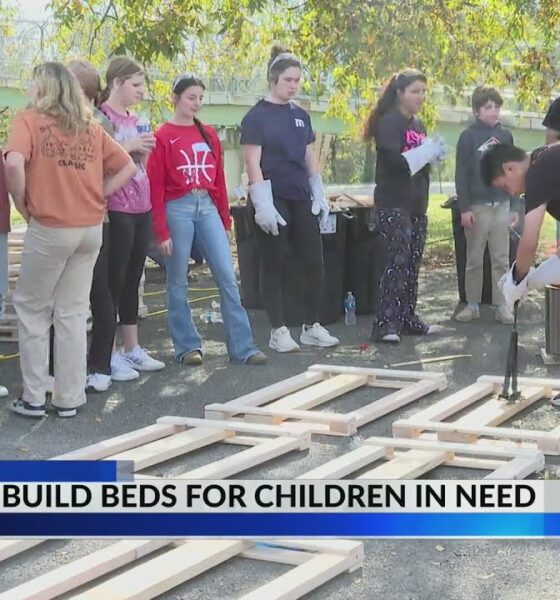 Douglas High Students Help Build Beds for Children in Need | Nov. 18, 2024 | News 19 at 4 p.m.