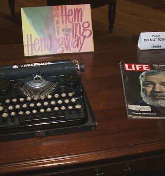 Exhibit showcases typewriters used by famous writers