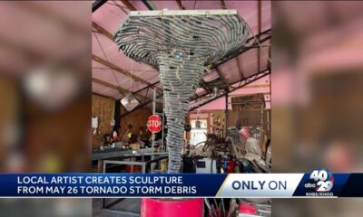 Sculpture depicts May 26 tornado that forever changed Rogers