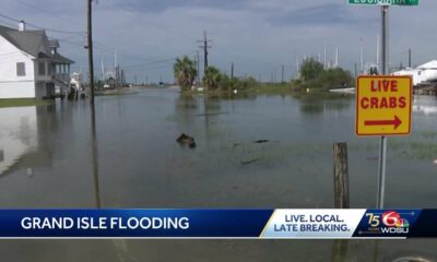 Grand Isle says pumps at capacity as residents deal with coastal flooding