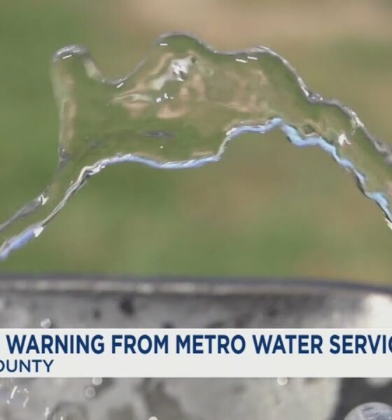 Water pipe warning from Metro water services