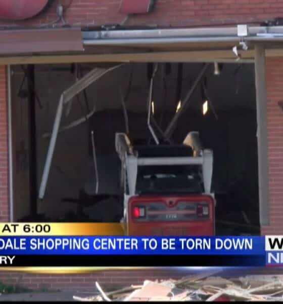 Demolition of tornado-ruined strip mall is underway in Amory