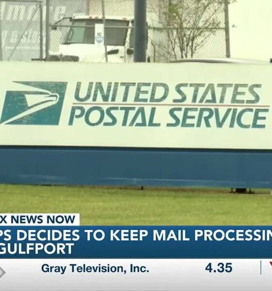 LIVE: USPS announces plans to keep mail processing operations in Gulfport