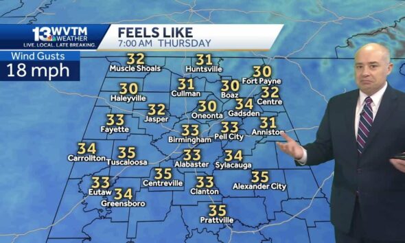 Alabama weather forecast turns freezing cold with frost possible this weekend