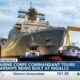 Four-star general tours warships under construction at Ingalls Shipyard