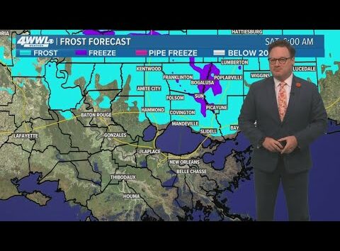 Thursday 5PM First Weather: Few degrees colder next two mornings