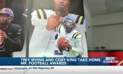 Gautier’s Trey Irving and Greene County’s Coby King take home Mr. Football awards