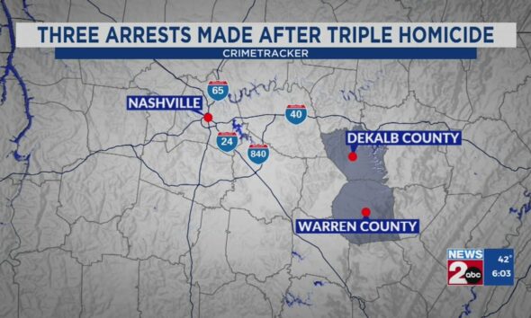 3 in custody after 3 killed in Warren County