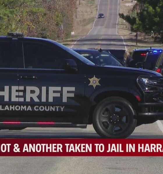 One man shot and another taken to jail in Harrah