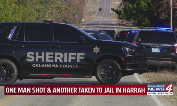 One man shot and another taken to jail in Harrah