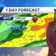 Alabama weather is warmer Sunday, Some rain in the forecast Monday night before storms on Thanksg...