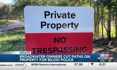 Broadwater owners cut paths on property for Biloxi police