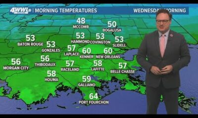 Monday 5PM First Weather: Cold, rainy conditions overnight, warmup then drop before Thanksgiving