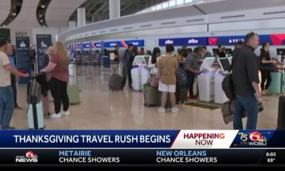 Thanksgiving travel rush begins at MSY