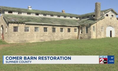 Restoration efforts begin on Comer Barn in Sumner County