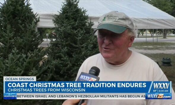 Wisconsin man travels to Coast each year to sell Christmas trees