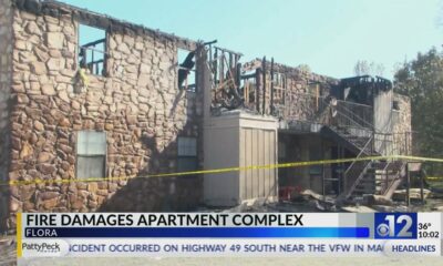 Fire damages Flora apartment complex on Thanksgiving