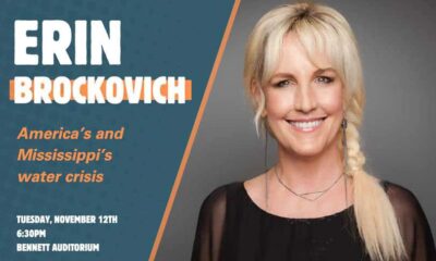 Environmental Activist Erin Brockovich is University Forum Guest Speaker Nov. 12