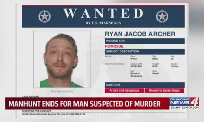 Manhunt ends for man suspected of murder