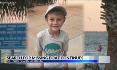 U.S. Coast Guard Mobile Sector suspends Search for 7-year-old boy in Dauphin Island boating accident