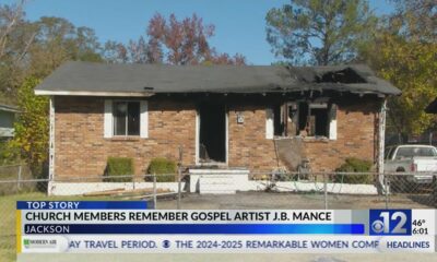 Gospel artist dies during Jackson house fire