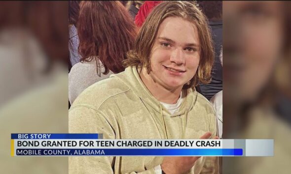 Mobile County teen granted bond for alleged role in deadly crash