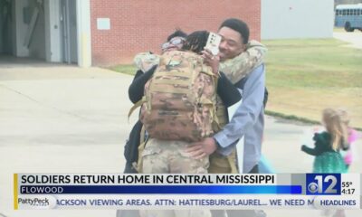 Mississippi soldiers return home in time for the holidays