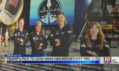 Tech Billionaire with Ties to Rocket City Nominated to Lead NASA | Dec. 4, 2024 | News 19 at 10 p.m.