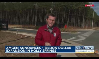 Amgen to add 370 jobs as part of $1B investment in Holly Springs