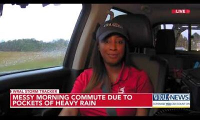 Storm Tracker: Heavy pockets of rain causing messy morning commute in the Triangle