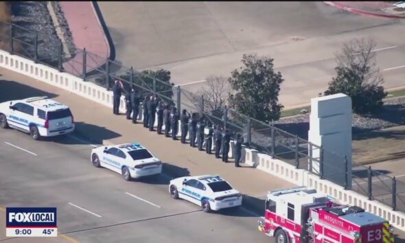 Community honors fallen Terrell police officer Jacob Candanoza