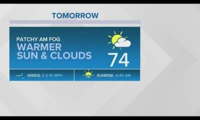 Saturday 6PM First Weather: Enjoy warm weather, cold returns next week