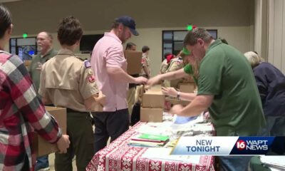 Cub and Boy scouts send holiday care packages to troops.