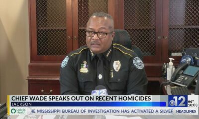 Jackson Police Chief Joseph Wade addresses recent homicides