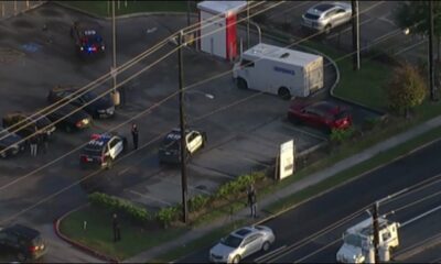 Shots fired during robbery of armored truck in S Houston; suspects at large