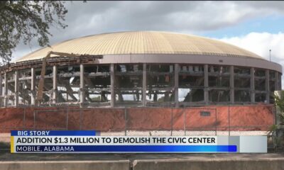 Mobile Civic Center demolition gets more expensive; project still under budget