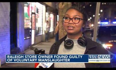 Raleigh store owner's manslaughter conviction leaves downtown Raleigh residents with mixed emotions