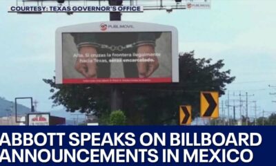 Texas puts up billboards in Mexico, Central America to warn migrants about trip to U.S. | FOX 7 Aust