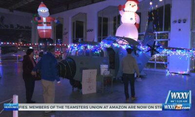 Lights, Planes, and Santa at the Mississippi Aviation Heritage Museum in Gulfport