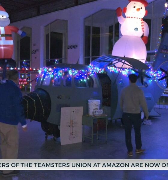 Lights, Planes, and Santa at the Mississippi Aviation Heritage Museum in Gulfport