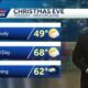 Mild winter days but rain chances for Christmas Eve and Christmas Day